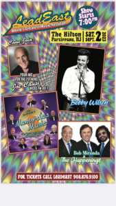 Lead East music festival poster for September 2, 2023, at the Hilton in Parsippany, New Jersey